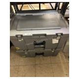 2 Rolling Plastic Totes