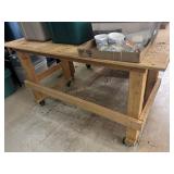 Rolling Work Bench 64in L x 34in w x 37in T
