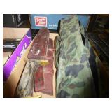 2 Large Knives and Sharpener