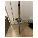 Vintage Fishing Pole with Penn Long Beach 65