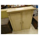 Homemade Wood Cabinet 41in x 16in x 35in H AS-IS