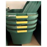 4 Plastic Totes