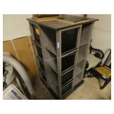 Rolling Shelf Unit 4 Sided 32in w x 32in L x 5 Ft