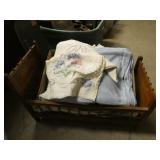 Doll Crib and Table Cloths