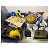 2 Boxes of Auto and Garage Fluids