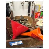 2 Pullers, OIl Can, Spout and Funnels