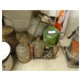 Lot of Glass Jugs and Jars