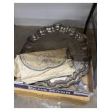 Silverware and Platter