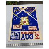 Hernandez Famous Shows Poster Signed 74