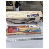 2 Car Track Sets- Ideal and Mattel