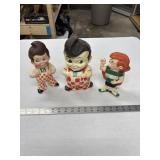 3 Rubber Toys- Big Boy and Curad