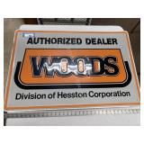 Metal Woods Dealer Sign