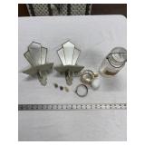 2 Small Wall Shelves, Jar and Other