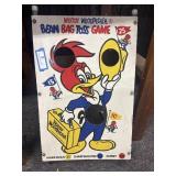 Woody Woodpecker Bean Bag Toss Game Board