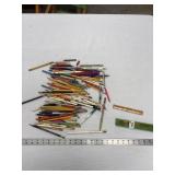 Pens. Pencils and Ruler