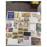 Postcards, Feed Book, Notebooks and Other