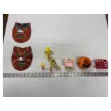 Plastic Toys and Masks