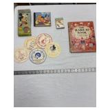 Mickey Mouse Items and Book