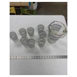 Glass and Pitcher Set