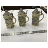 3 German Steins