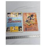 Milwaukee Braves Stamp Book and Milwaukee Chiefs