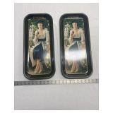 2 Coca-Cola Trays