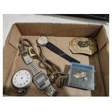 Watches AS-IS, Belt Buckle and Other
