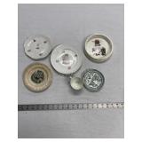 5 Dishes and Tea Cup