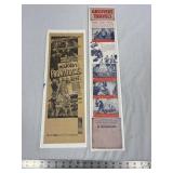 2 Theatre Ads-1938-1939