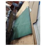 Sheet of plywood, partial sheet and tabletop