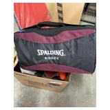 Assorted sports items