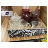 Clear glassware and other