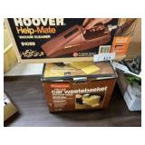 2 items - car wastebasket & vacuum