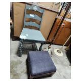 Chair and foot stool