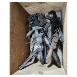 Box of adjustable wrenches