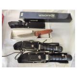 2 Boker Magnum knives and 2 other