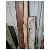 Lot of lumber, 3 2x4s, 4 2x7, 10ft 2x10