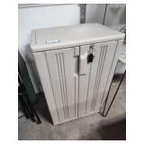 Plastic storage cabinet