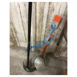 Ice augur & ice scoops