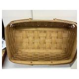 Longaberger basket and decorative purse