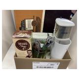 Lot of travel bar and assorted liquor mixing