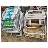 Lot of lawn chairs