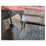 Axe head and 3 wedges