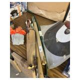 Bow and arrows and target