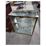 Glass display cabinet