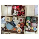3 boxes candles and other