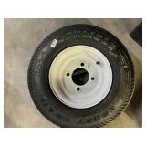 3 trailer tires and rims, 4.80-8