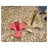 2 boat anchors