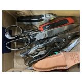 Scissors, utility knives & other