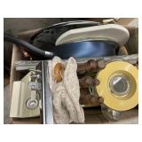Box of kitchen wares